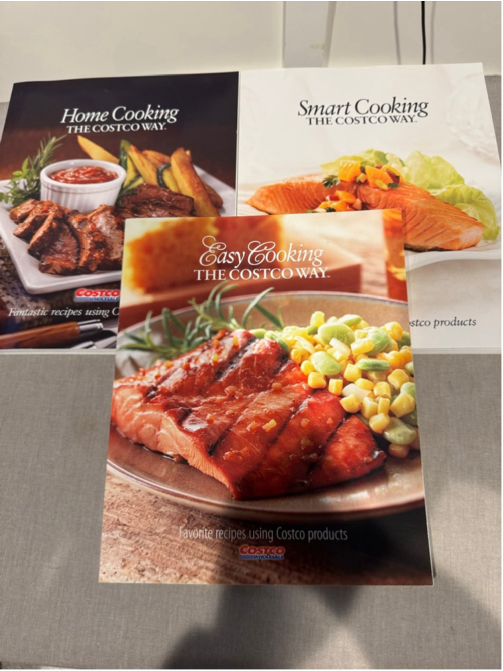 Costco Cookbooks Set of 3: Home, Smart, Easy Cooking